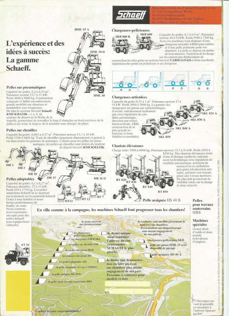  pelles -chargeurs  -élévateurs SCHAEFF Schaef13