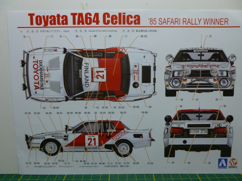 Toyota Celica TA-64 Gr.B Safari rally 1985 P1040239