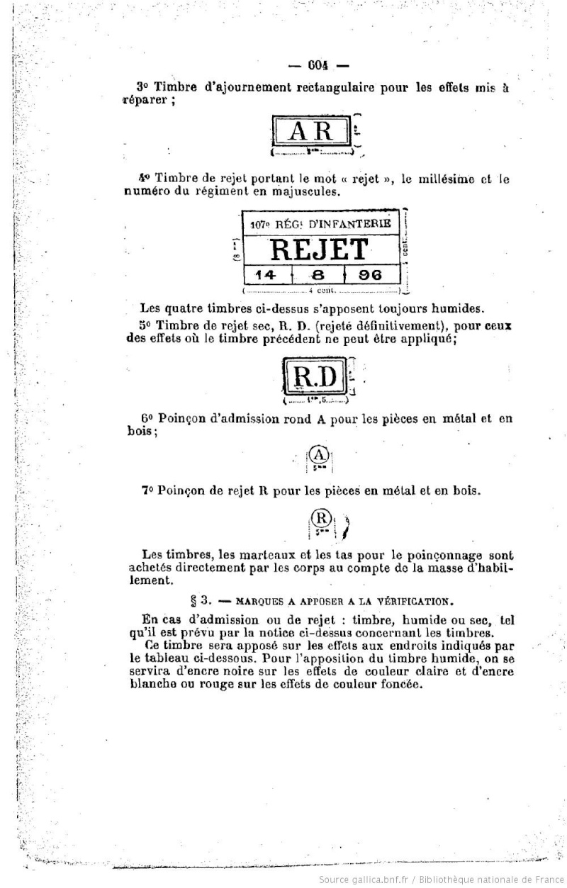 Les marquages réglementaires français pendant la Grande Guerre Marqua11