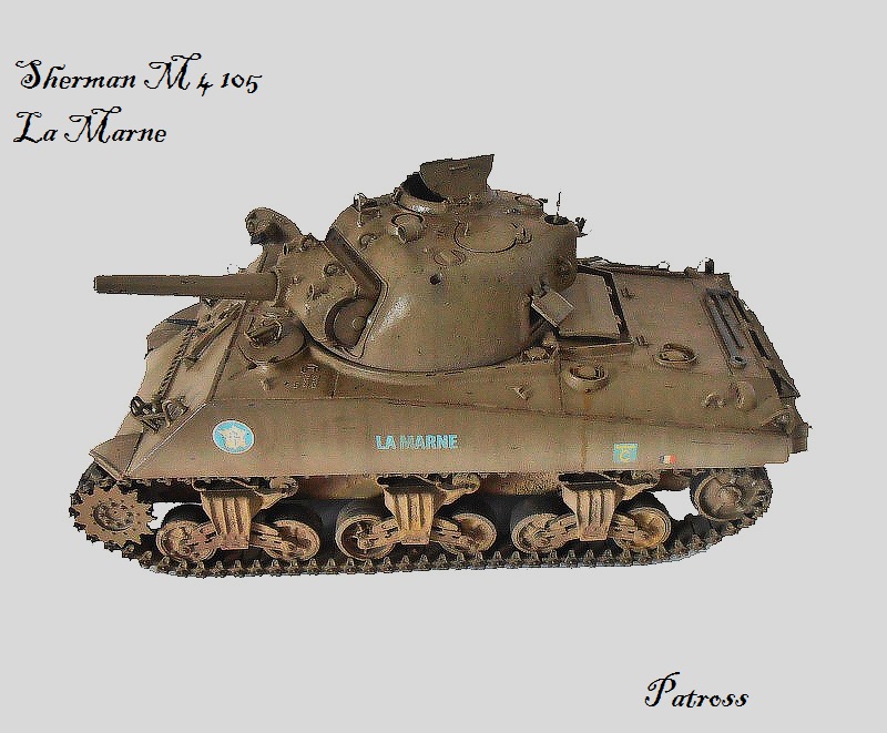 Infos sur sherman M4 105mm " La Marne " Pat610