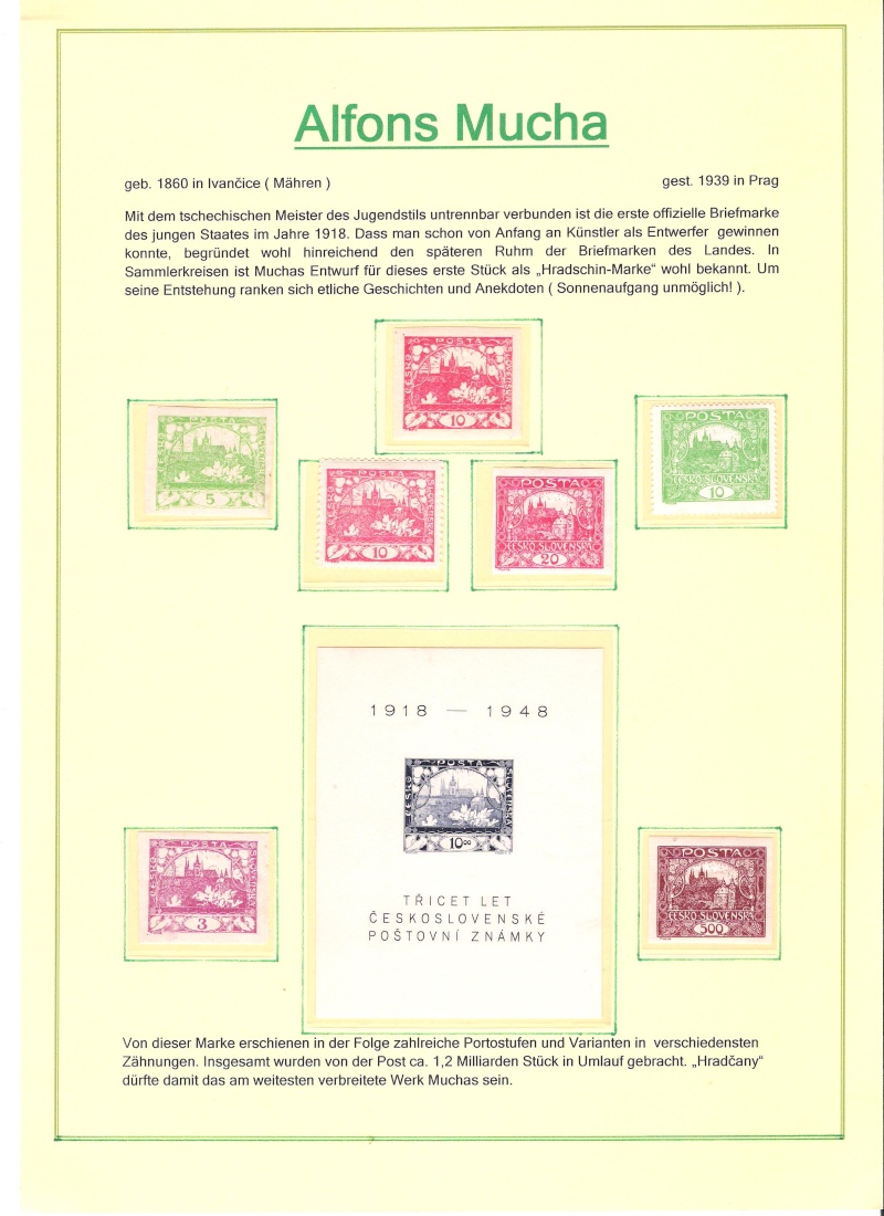 Briefmarkenkunst - made in Cechoslowakia 00116