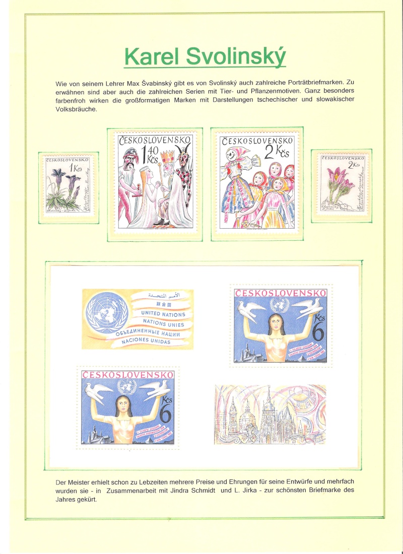 Briefmarkenkunst - made in Cechoslowakia 01411