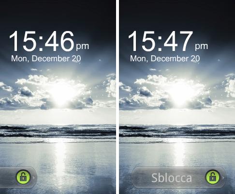 Android 2.3 gingerbread theme+ keylock 1210
