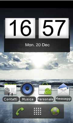Android 2.3 gingerbread theme+ keylock 220
