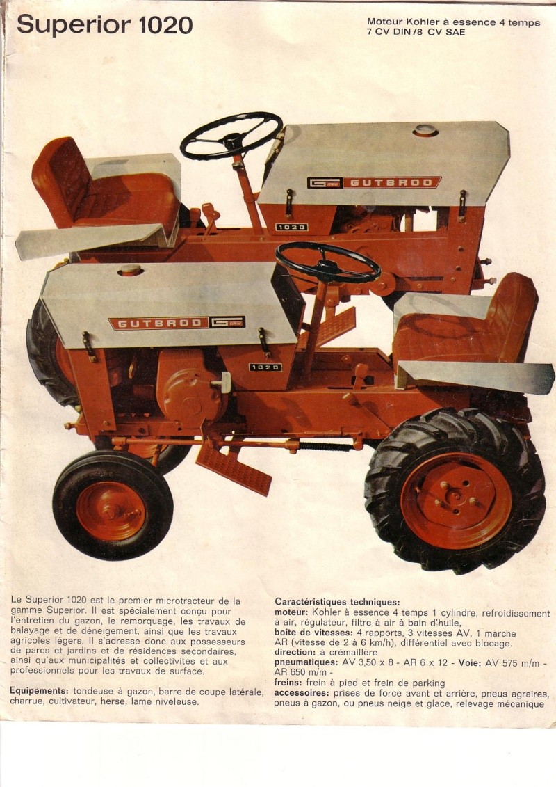 micro-tracteur Motostandard 1020 Gutbro10