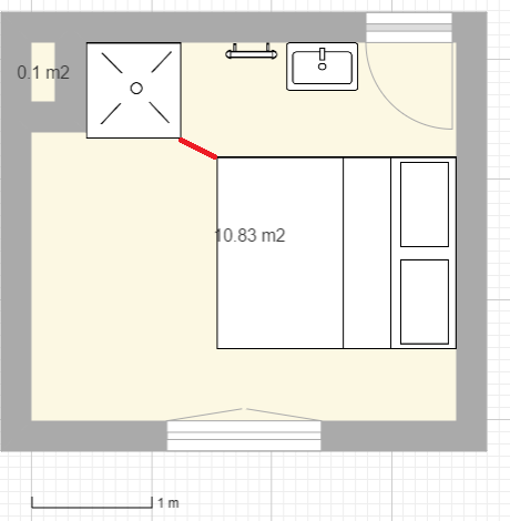 Aménager une salle d'eau dans une petite chambre Captur11