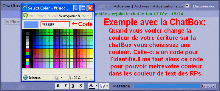 Une question de couleur ! Ex110