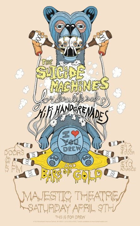 4/9 THE SUICIDE MACHINES, FORDIRELIFESAKE, HIFI HANDGRENADE, BARS OF GOLD @Majestic 18434710