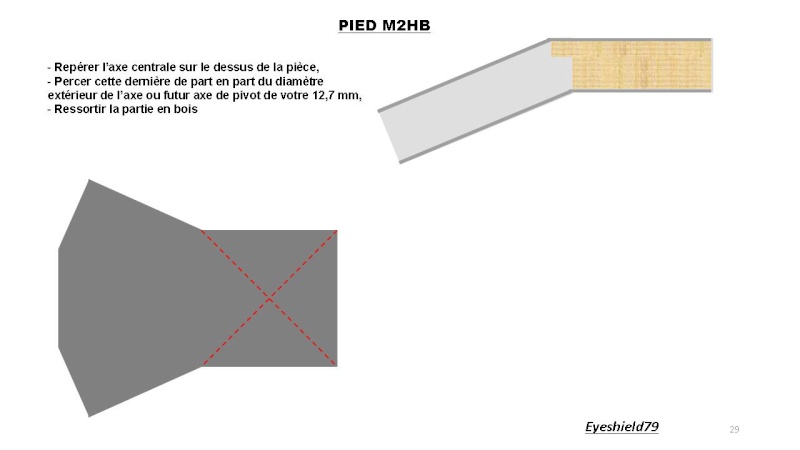 [eyes] Tuto fabriquer pied affût browning.50 M2HB 12,7 mm Diapos65