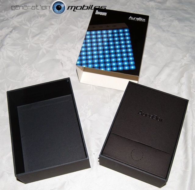 [MOBILEFUN] Test enceinte Bluetooth LED Divoom AuraBox Smart Retro Pixel  Packag11