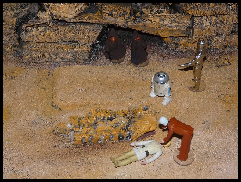 diorama greg37 salle du trone jabba mise en peinture - Page 2 P1090634