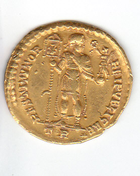 Solidus de Valens (RESTITVTOR - REI PVBLICAE / TR) Solidu30