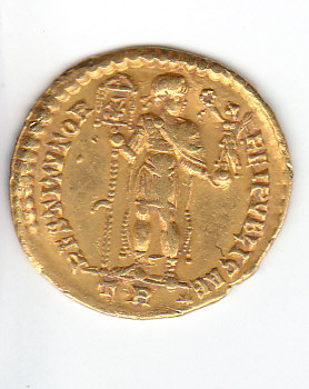 Solidus de Valens (RESTITVTOR - REI PVBLICAE / TR) Solidu30