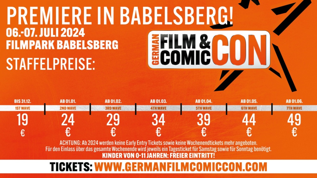 German Film Comic Con Babelsberg, 6-7 Juli 2024, Filmpark Babelsberg 42196510