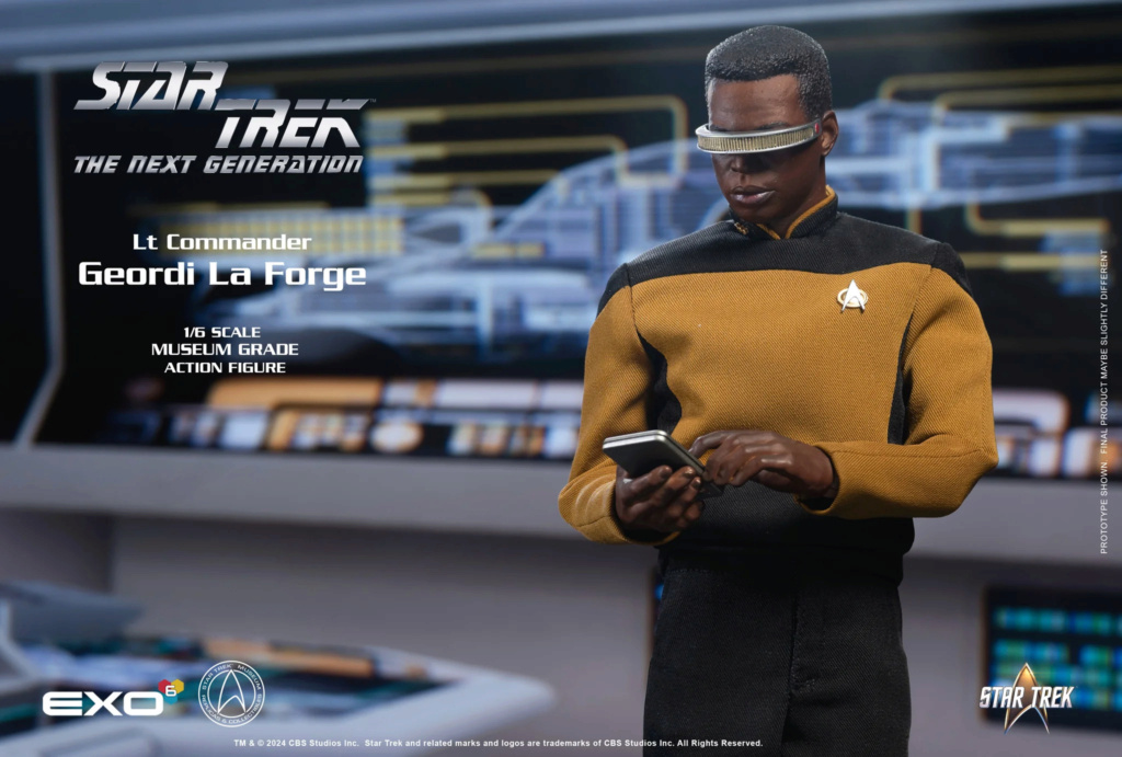 Exo-6 : Star Trek The Next Generation - Lt Commander Geordi La Forge 1/6 Scale Geordi11