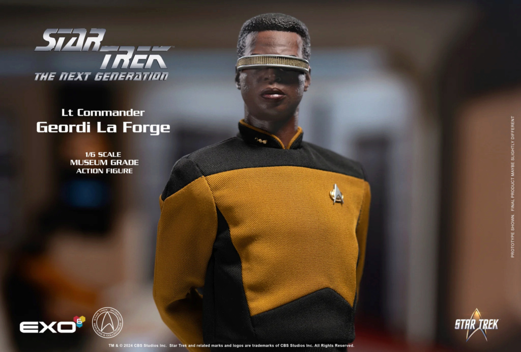 Exo-6 : Star Trek The Next Generation - Lt Commander Geordi La Forge 1/6 Scale Geordi12