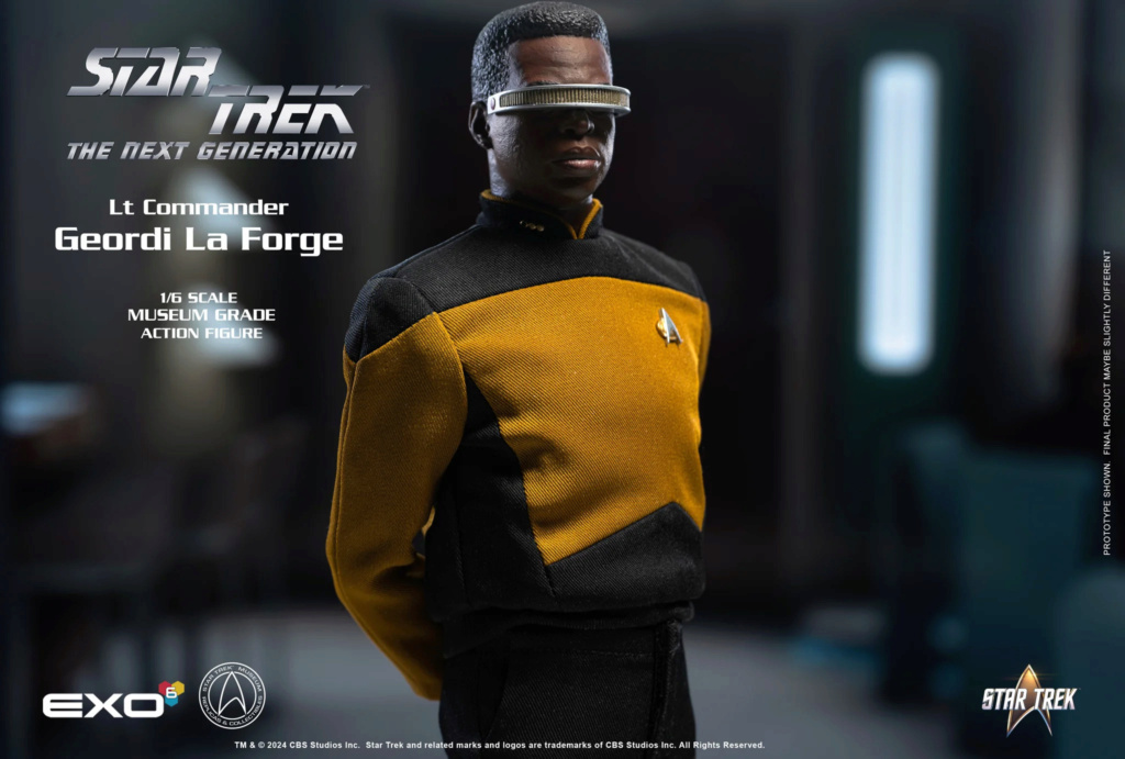 Exo-6 : Star Trek The Next Generation - Lt Commander Geordi La Forge 1/6 Scale Geordi14