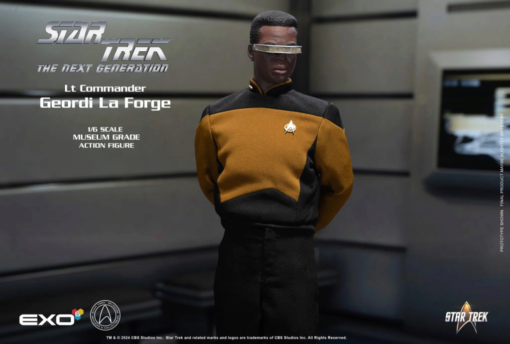 Exo-6 : Star Trek The Next Generation - Lt Commander Geordi La Forge 1/6 Scale Geordi16