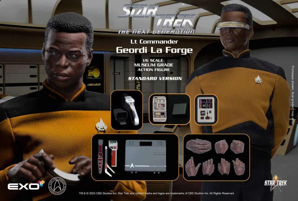 Exo-6 : Star Trek The Next Generation - Lt Commander Geordi La Forge 1/6 Scale Geordi20