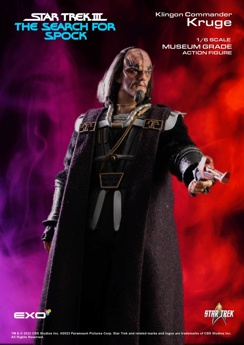 Exo-6 : Star Trek TSFS - Klingon Commander Kruge 1/6 Scale Kruge011