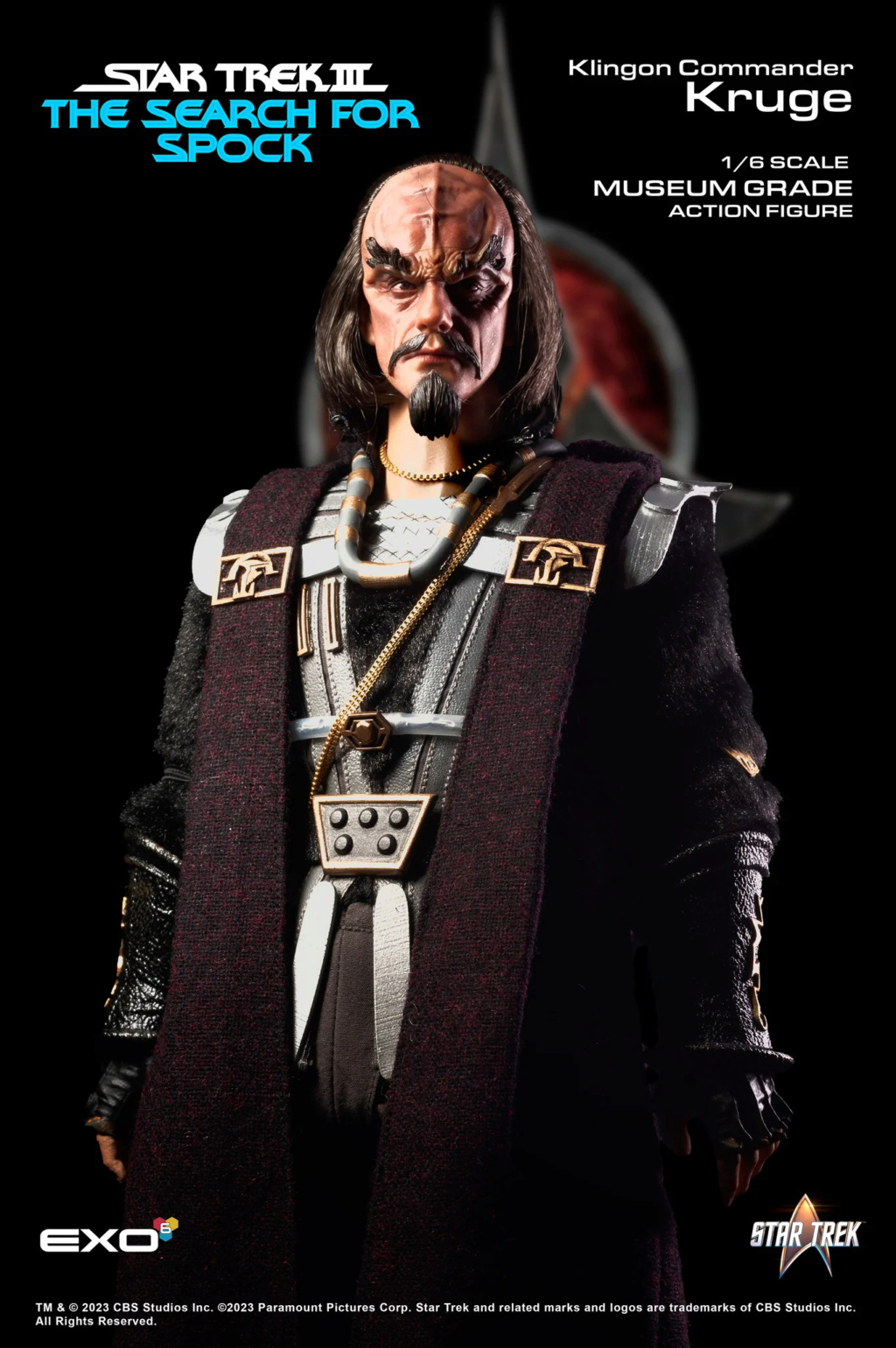 Exo-6 : Star Trek TSFS - Klingon Commander Kruge 1/6 Scale Kruge017