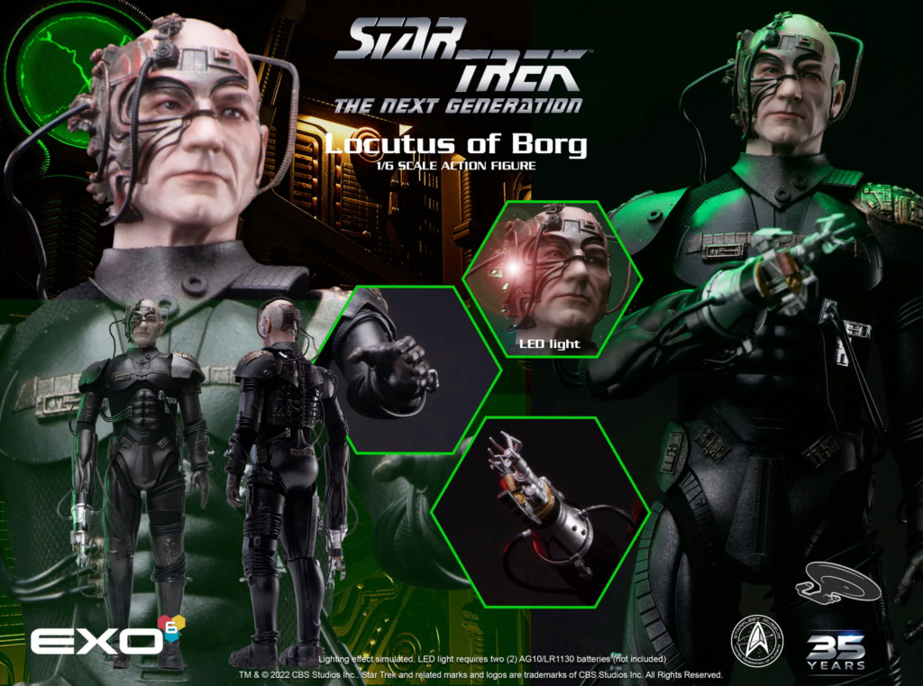 Exo-6 : Star Trek The Next Generation - Locutus of Borg 1/6 Scale Locutu15