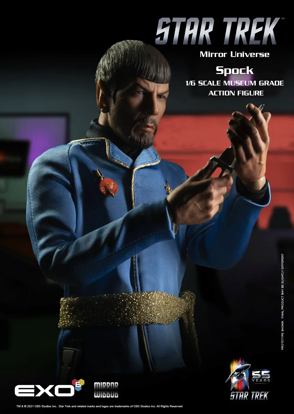 Exo-6 : Star Trek The Original Series - Mr Spock Mirror Universe 1/6 Scale Mspock11