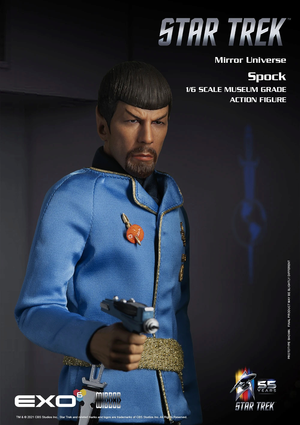 Exo-6 : Star Trek The Original Series - Mr Spock Mirror Universe 1/6 Scale Mspock21