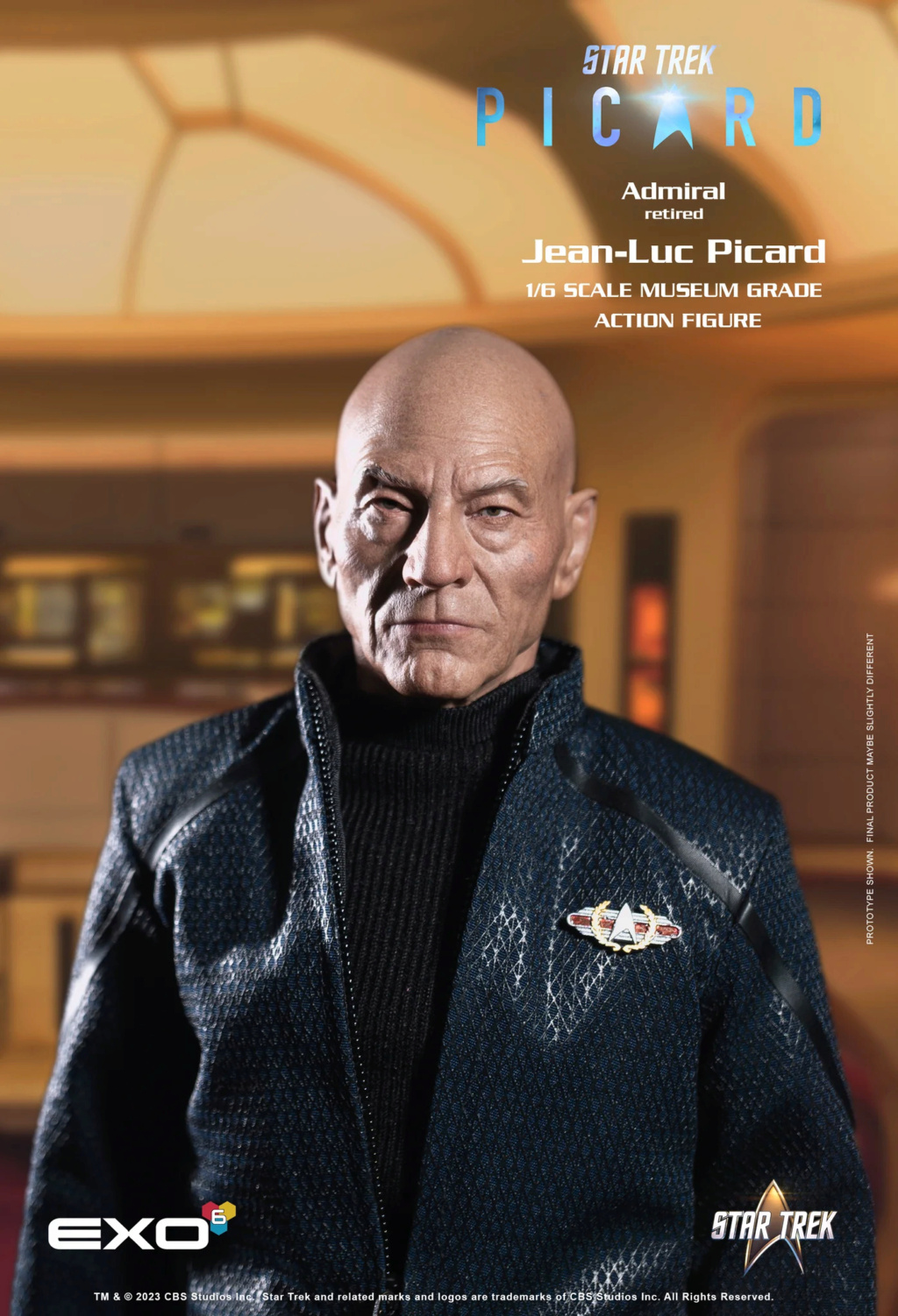 Exo-6 : Star Trek Picard - Admiral Jean-Luc Picard 1/6 Scale Picard20