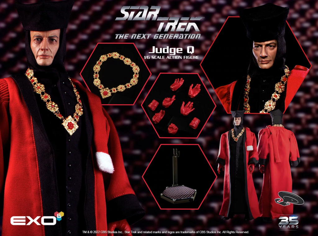 Exo-6 : Star Trek The Next Generation - Judge Q 1/6 Scale Q_mont10