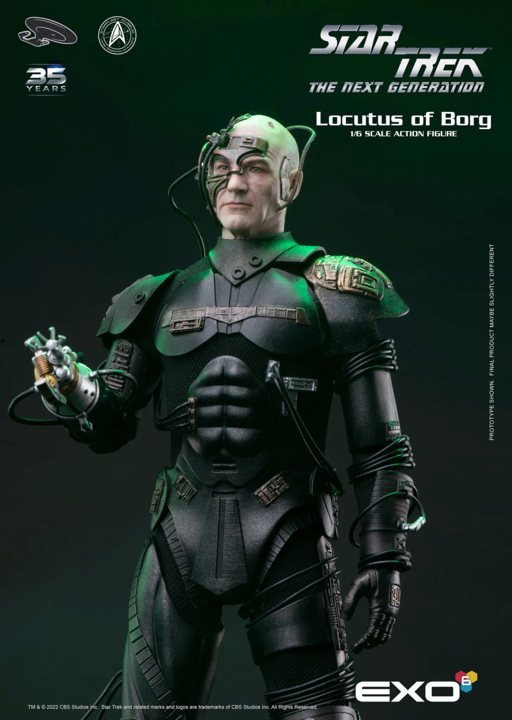 Exo-6 : Star Trek The Next Generation - Locutus of Borg 1/6 Scale Slocut25