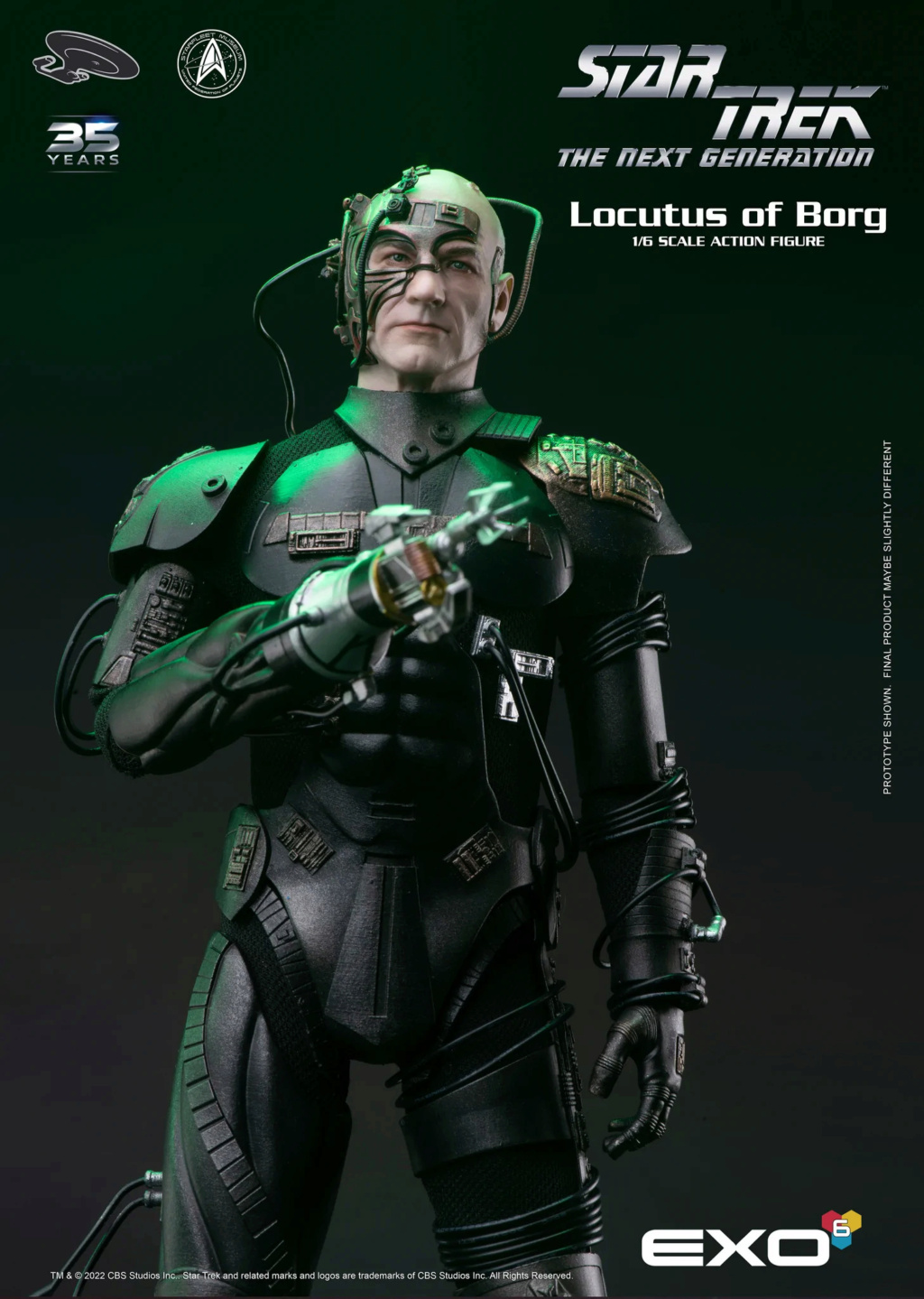 Exo-6 : Star Trek The Next Generation - Locutus of Borg 1/6 Scale Slocut26