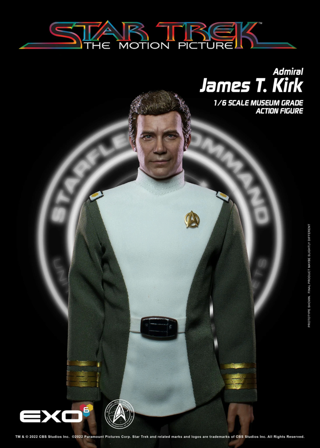 Exo-6 : Star Trek TMP - Admiral Kirk 1/6 Scale Smtmpk11