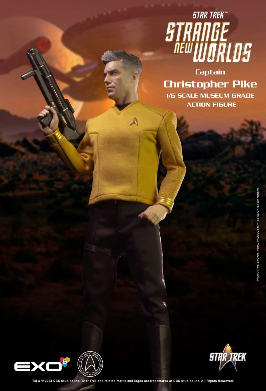 Exo-6 : Star Trek Strange New Worlds - Captain Christopher Pike 1/6 Scale Snw_pi13