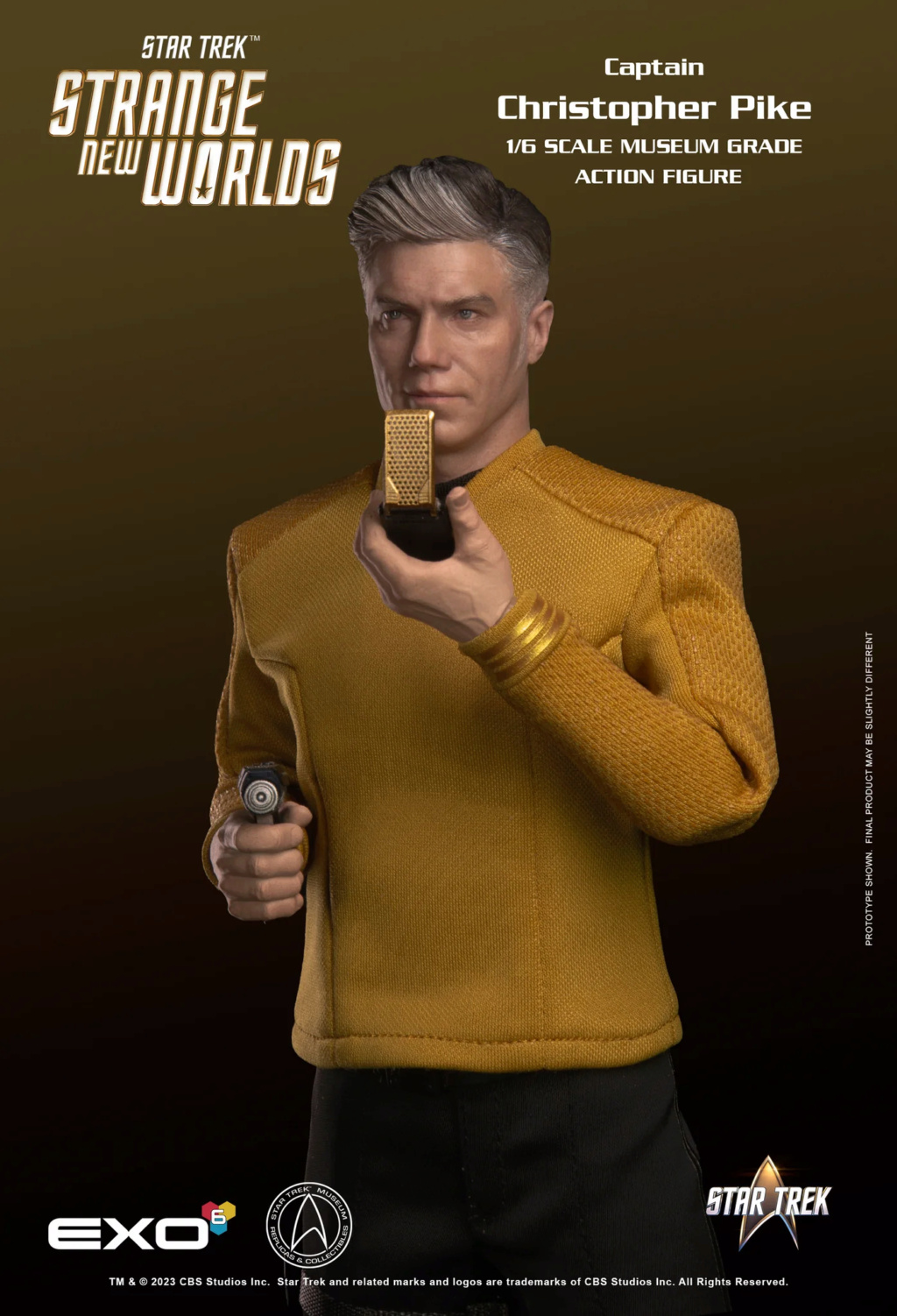 Exo-6 : Star Trek Strange New Worlds - Captain Christopher Pike 1/6 Scale Snw_pi17