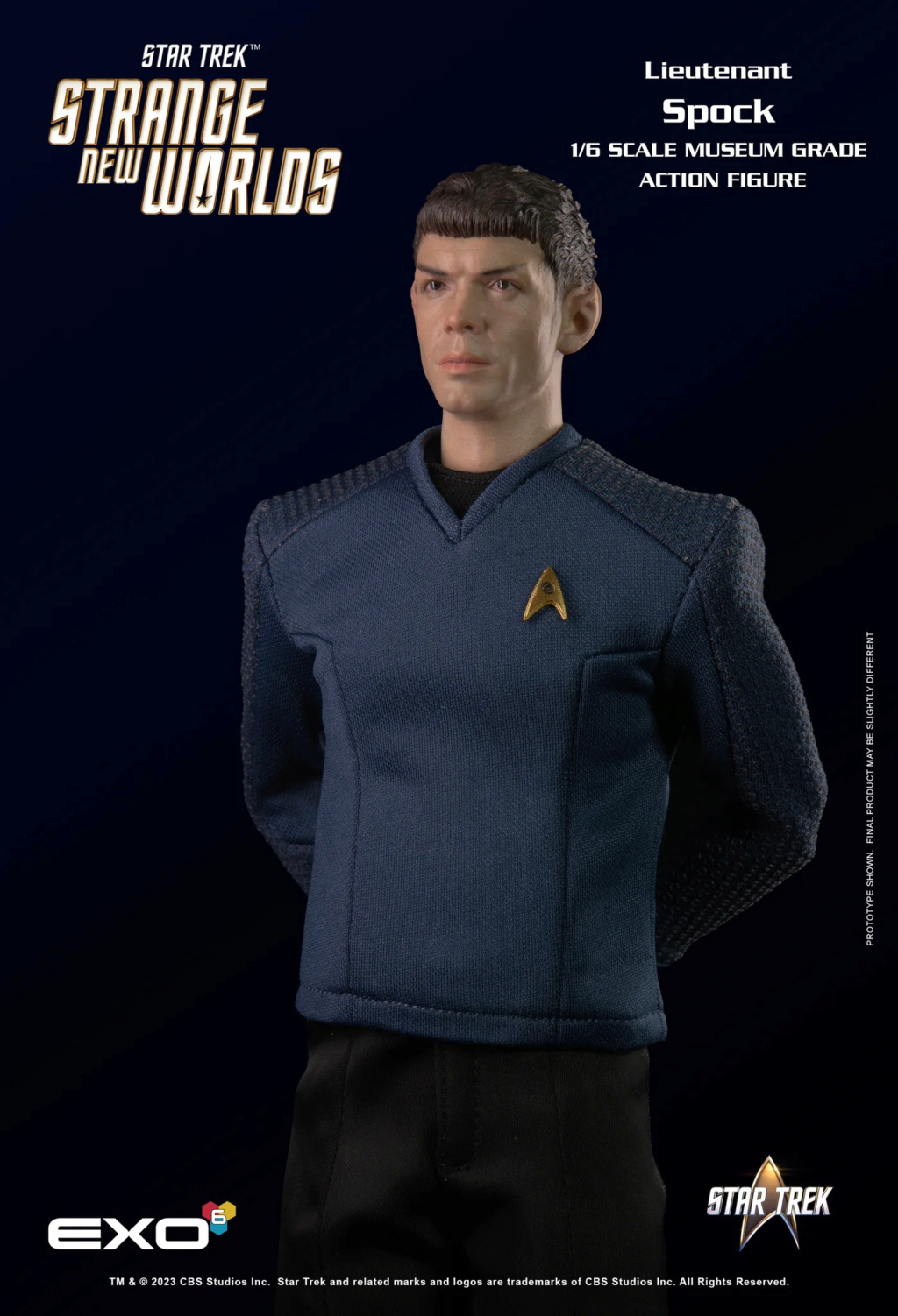 Exo-6 : Star Trek Strange New Worlds - Lieutenant Spock 1/6 Scale Snw_sp17