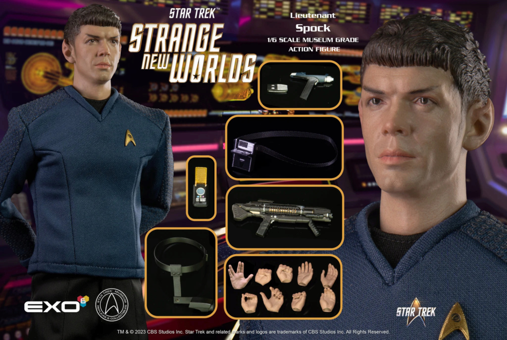 Exo-6 : Star Trek Strange New Worlds - Lieutenant Spock 1/6 Scale Snwspo10