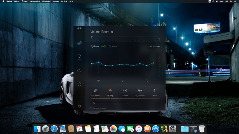 Equalizer pour MAC Captur10