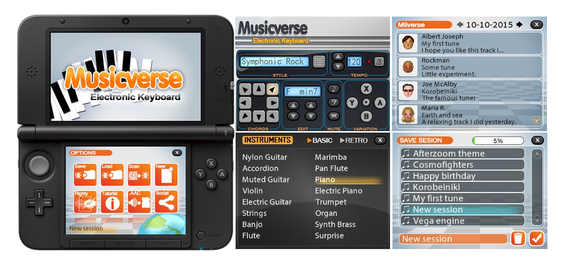 App - Breaking News: Musicverse: Electronic Keyboard Is Set To Hit The 3DS eShop On February 18th In North America! Check-11