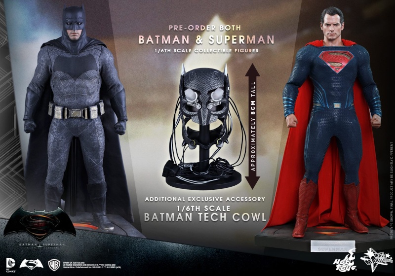 Batman Vs Superman : Dawn Of Justice (Batman, Superman, Wonder Woman) (Hot Toys) 12375110