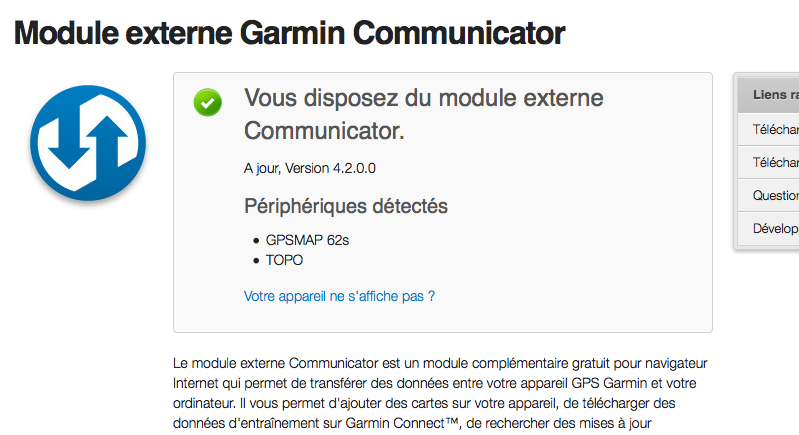 garmin communicator plugin ie