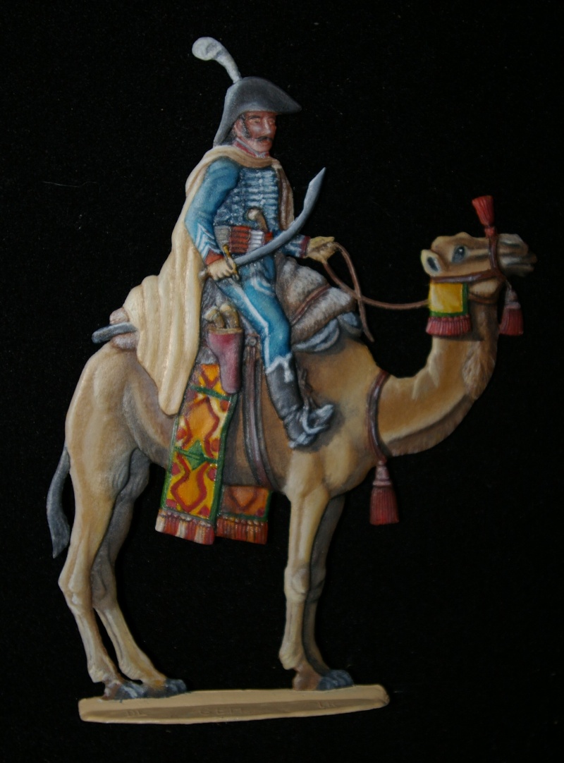 officier régiment des dromadaires en Egypte GLORIOUS EMPIRE 54 MM Cadres13