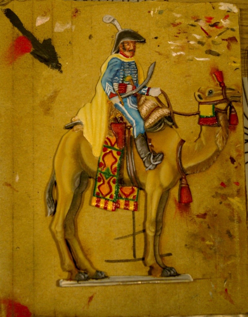 officier régiment des dromadaires en Egypte GLORIOUS EMPIRE 54 MM Drom_034