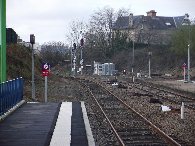 Gare de Guéret, Creuse, ce 17 janvier ! Dscf5317