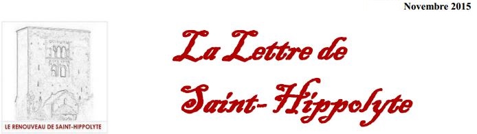 Novembre 2015, la Lettre de Saint-Hippolyte Lettre10