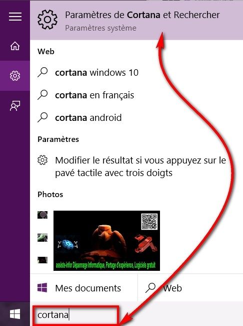 Windows 10 - Désactiver la recherche Bing 0115
