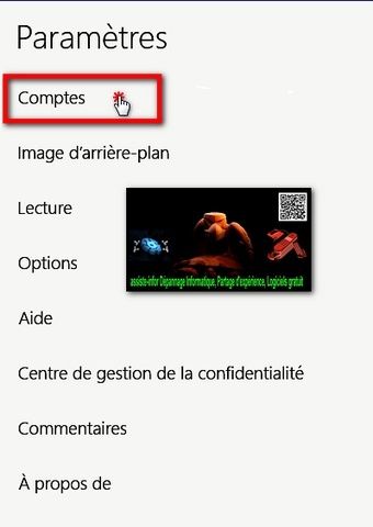 Ajouter  un compte Gmail dans l’application Courrier de Windows 10 0410