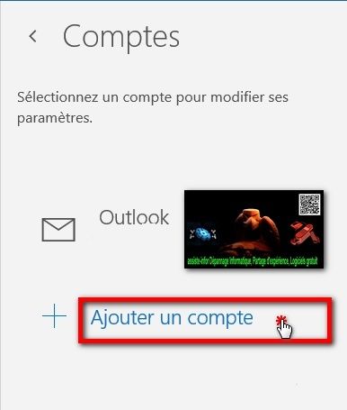 Ajouter  un compte Gmail dans l’application Courrier de Windows 10 0510