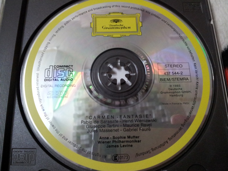 1st Press Deutsche Grammophon CD - Carmen-Fantasie by Anne-Sophie Mutter/ Wiener Philharmoniker/ James Levine Carmen12