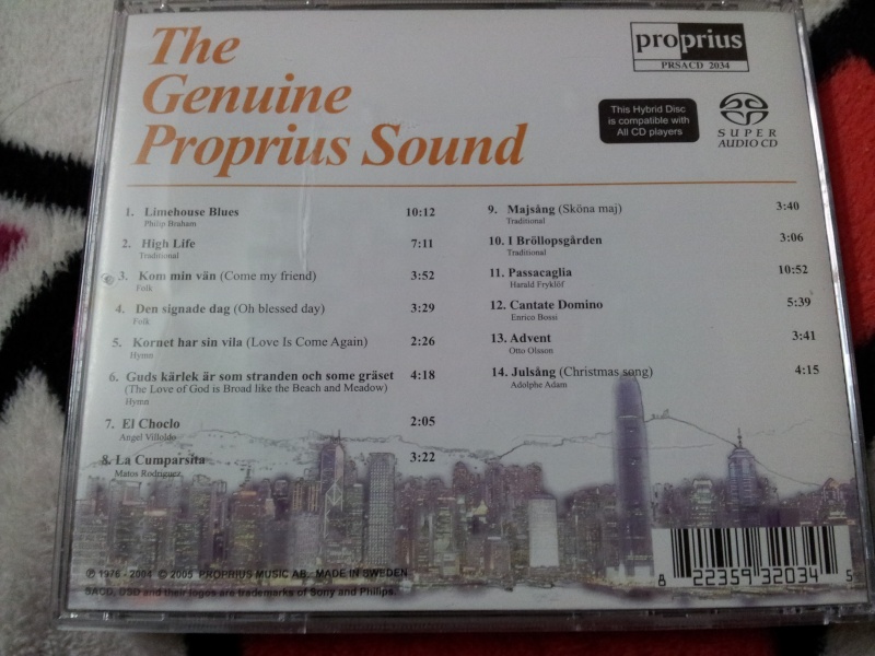 The Genuine Proprius Sound CD Made in Sweden (Sold) Propri11